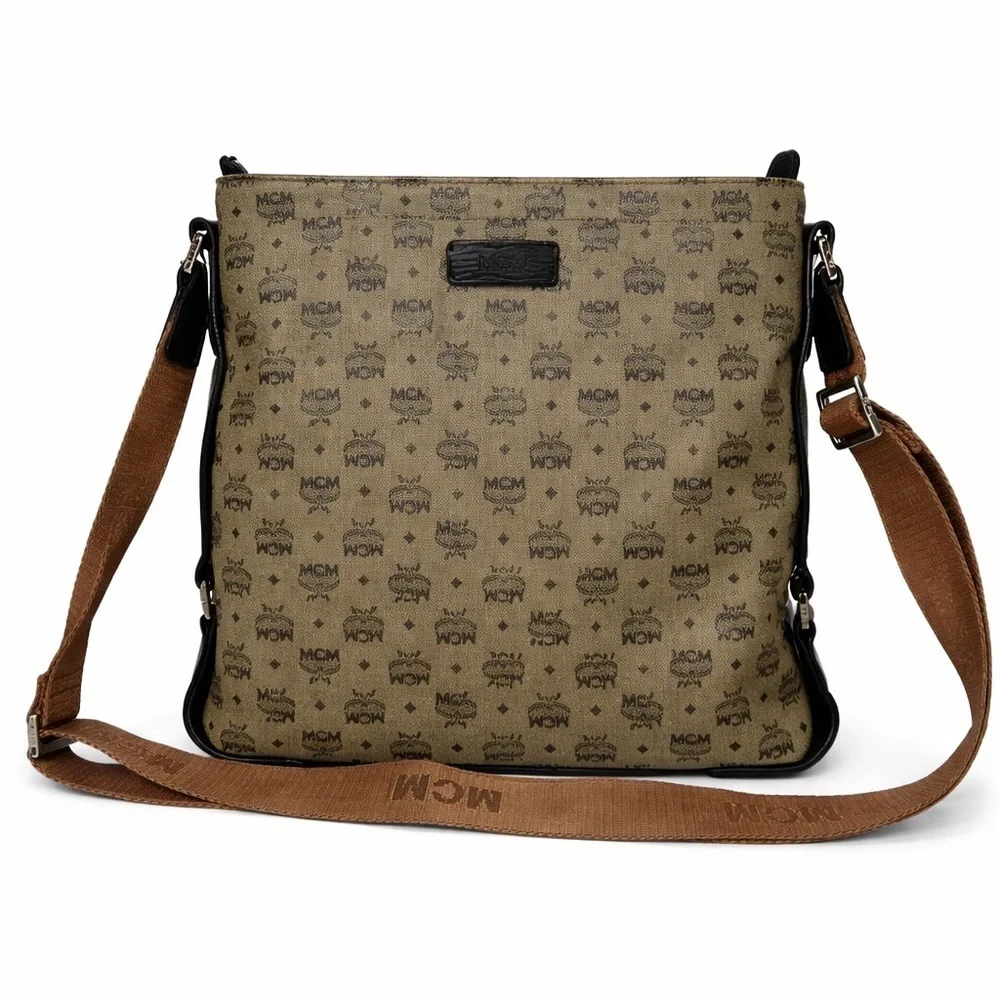 MCM Logo Messenger Bag
